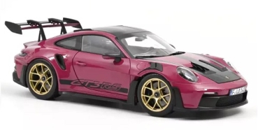 187370 Porsche 911 GT3 RS w/Weissach Pack 2022 Ruby Star 1:18